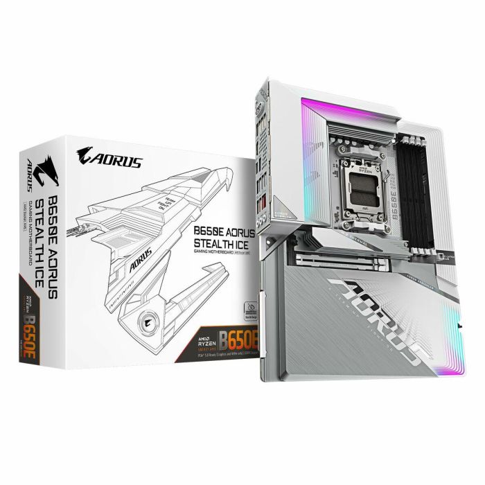 GIGABYTE B650E AORUS STEALTH ICE AAANV27826 Placa Base AMD AM5 DDR5 Wi-Fi 7 6