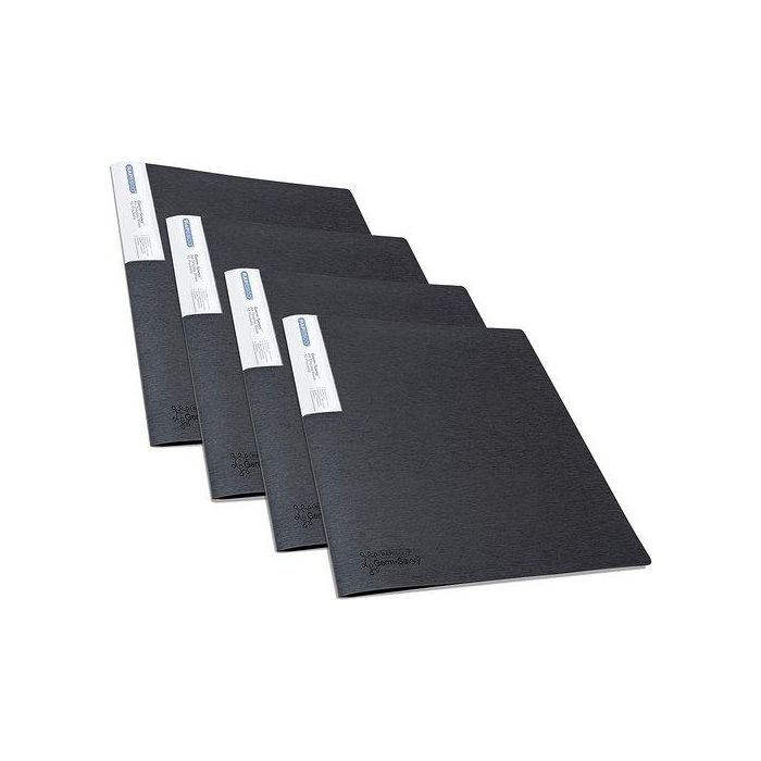 Carpeta Fundas (Tarifario) Rapesco Pp A4 10 F. Negro Pack De 4