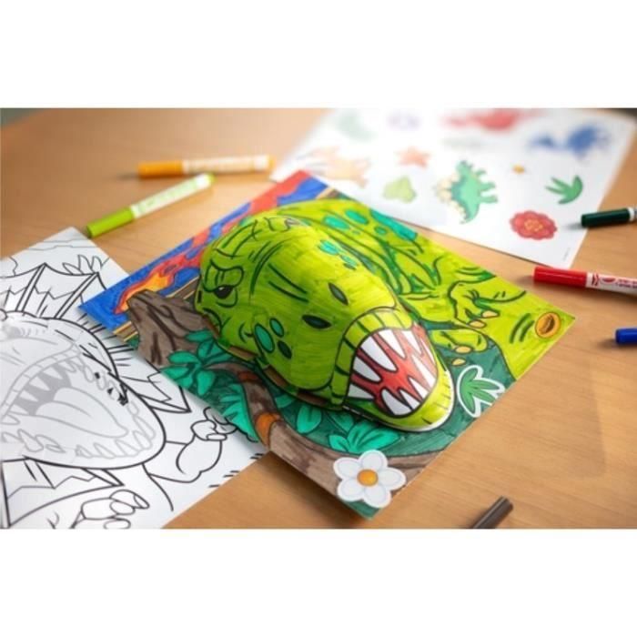 Crayola CRA1695906887685 Juego de Dibujo en 3D POPS 3D Dinosaurios 2