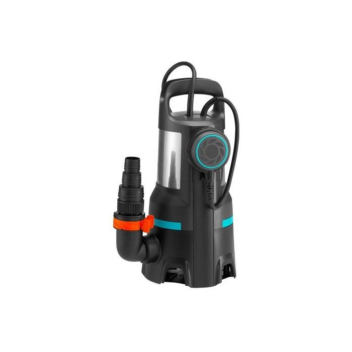 Gardena 25000 Bomba de Aguas Residuales, Caudal 25000 l/h, 1100W, Paso de Partículas 38 mm, Aquasensor 2 Gardena 25000 Bomba de Aguas Residuales, Caudal 25000 l/h, 1100W, Paso de Partículas 38 mm, Aquasensor 2