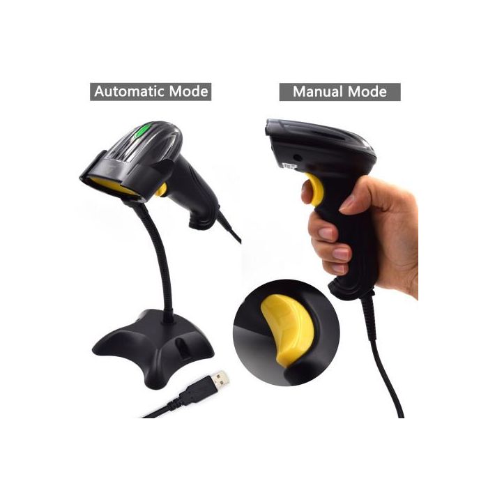 Lector Código de Barras con Soporte Ewent EW3400 LED USB 4 Lector Código de Barras con Soporte Ewent EW3400 LED USB 4