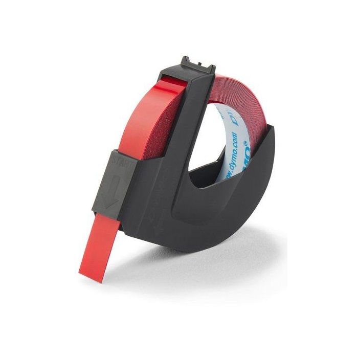 Cinta De Rotular Dymo Tradicional 3M 9Mm Rojo (520102)