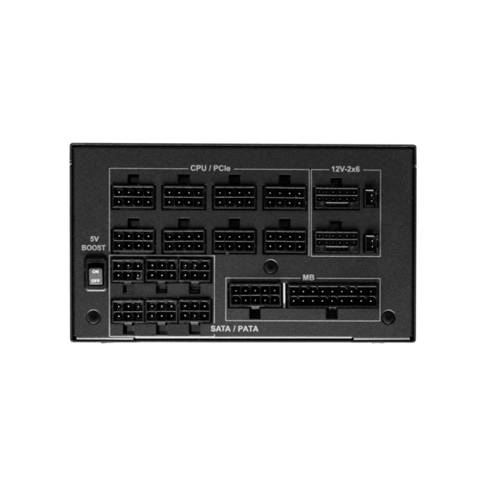 ASRock PG-1600G 90-UXP160-GFEAAB Fuente de Alimentación 1600W 80 Plus Gold Modular ATX, PCI-E 5.1, Bajo Ruido 2