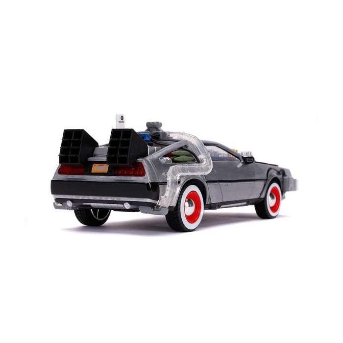 Coche de metal dlorean regreso al futuro iii con luz escala 1:24 30x15x11 cm 4 Coche de metal dlorean regreso al futuro iii con luz escala 1:24 30x15x11 cm 4