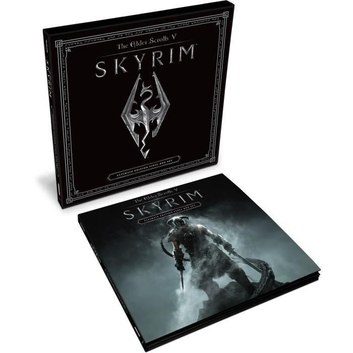 Just For Games 802215206938 Caja de Vinilos The Elder Scrolls V: Skyrim Ultimate Gold Edition 4 LP