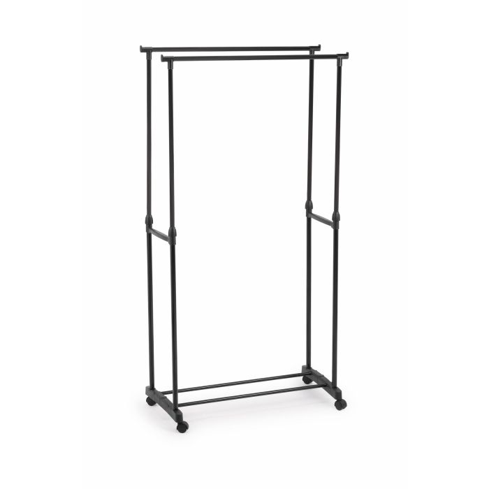 Confortime Perchero Doble Carbon 80 x 43 x 90-160 cm (6 Unidades) 1 Confortime Perchero Doble Carbon 80 x 43 x 90-160 cm (6 Unidades) 1