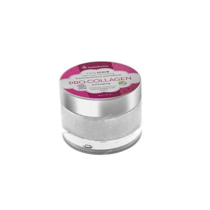ESENTIAL AROMS Face Scrub Pro-Collagen Exfoliante Facial 40Gr. con Hinojo Marino y Sal Marina, Efecto Tensor y Antienvejecimiento