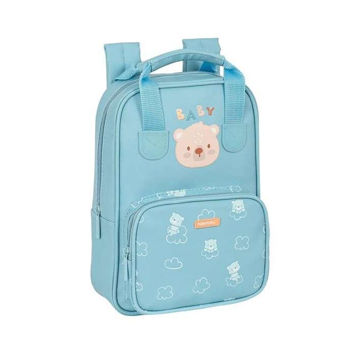 Mochila Escolar Safta Baby bear 20 x 28 x 8 cm Azul