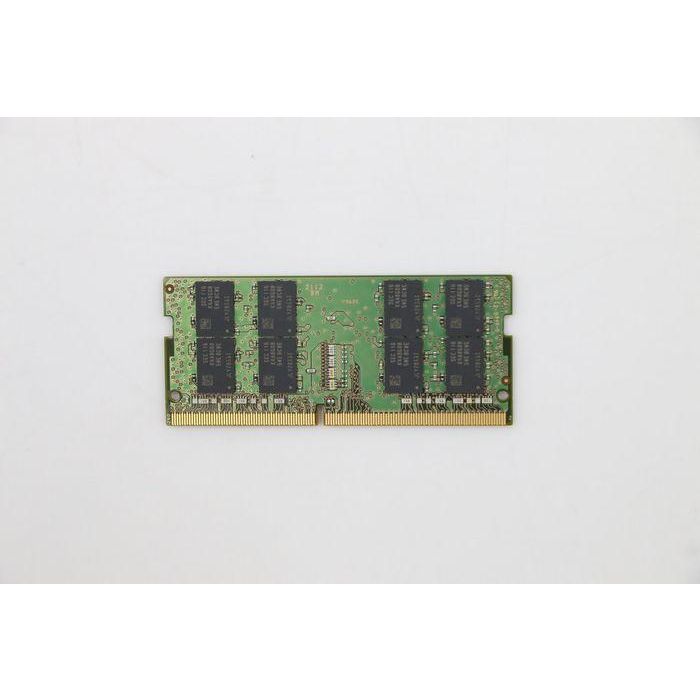 Lenovo SoDIMM memory module, 16GB capacity, DDR4 standard, 3200MHz speed, 1.2V voltage, dual rank, unbuffered design. 1