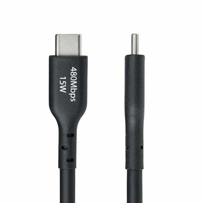 Cable USB Startech USB2AC4MBKE Negro 3