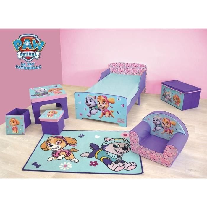 PAT PATROUILLE Sillón Club de Espuma para Niñas y Niños, Funda Poliéster, Dimensiones 52x33x42 cm, Apto desde 2 Años 1