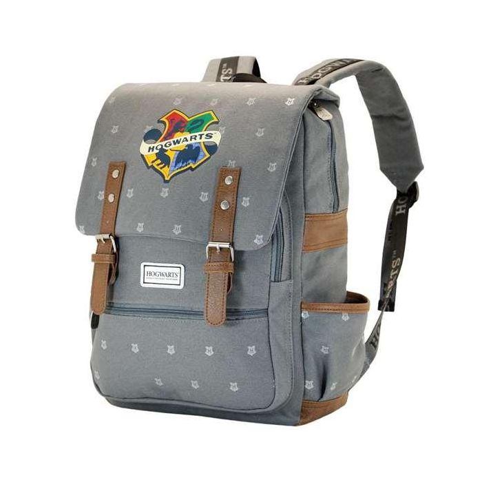 Harry Potter Mochila Oxford Greyly Gris 16L Algodón 0 Harry Potter Mochila Oxford Greyly Gris 16L Algodón 0