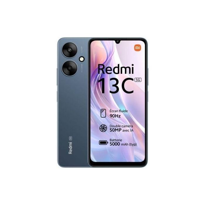 Smartphone Xiaomi Redmi 13C 4GB/ 128GB/ 6.74"/ 5G/ Azul Smartphone Xiaomi Redmi 13C 4GB/ 128GB/ 6.74"/ 5G/ Azul