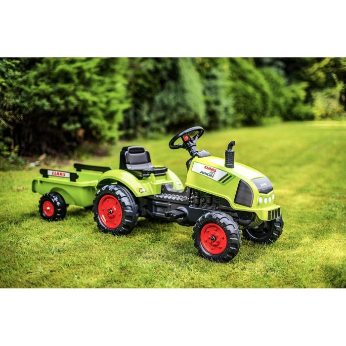 Falk Claas Arion Tractor de Pedales y Cargador Retroexcavadora con Remolque Basculante y Capó de Apertura para Niños 2-5 Años 4 Falk Claas Arion Tractor de Pedales y Cargador Retroexcavadora con Remolque Basculante y Capó de Apertura para Niños 2-5 Años 4