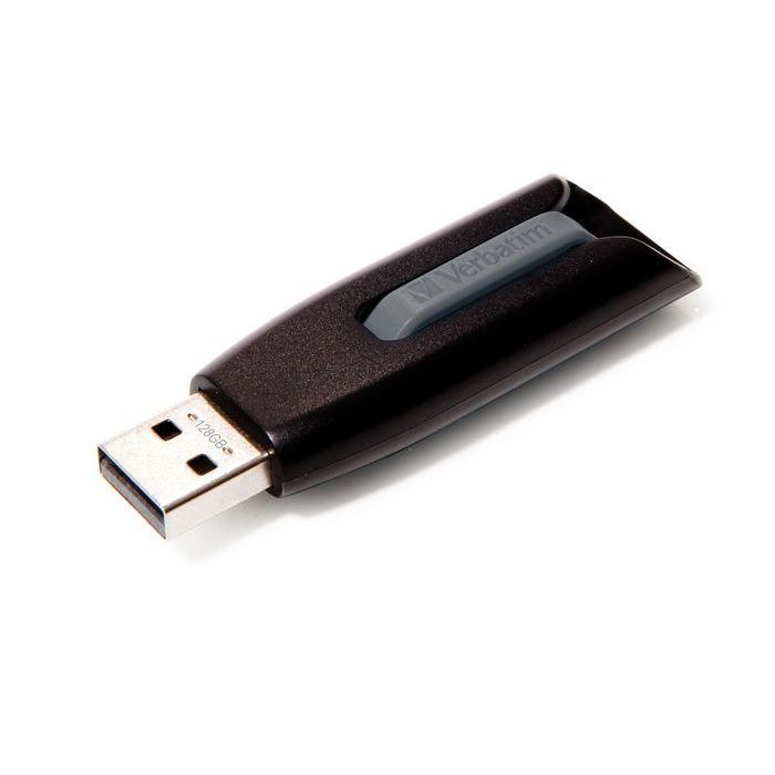 Verbatim V3 Store N Go Pendrive 128 GB USB 3.2 Retráctil Negro Super Speed 2