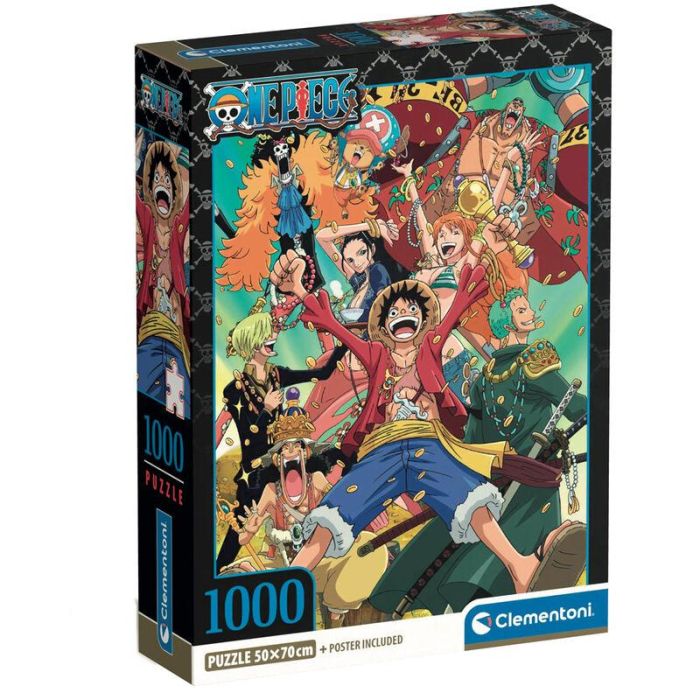 CLEMENTONI Puzzle One Piece 1000 Piezas 70x50cm