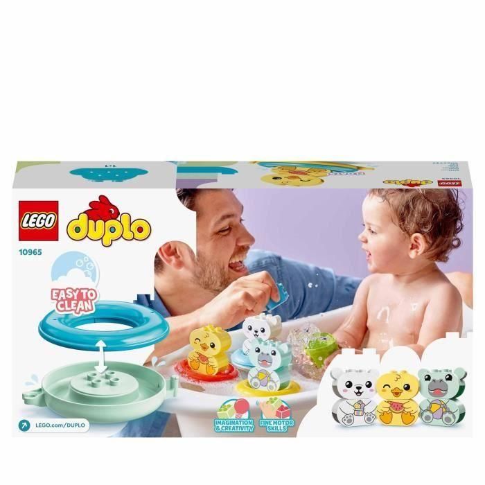LEGO 10965 DUPLO Juguete de baño: tren de animales flotante, juego de bañera para bebés y niños a partir de 1,5 años con pato 5 LEGO 10965 DUPLO Juguete de baño: tren de animales flotante, juego de bañera para bebés y niños a partir de 1,5 años con pato 5
