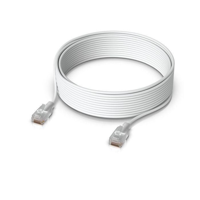 Ubiquiti UniFi Etherlighting Patch Cable Nano-fino 2.9mm 12m Blanco para Efectos de Luz y Conexión Pro Max Switching 2