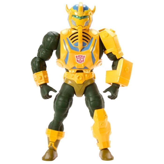 Figura Man-At-Arms Bumblebee Transformers Masters of the Universe 14cm 1