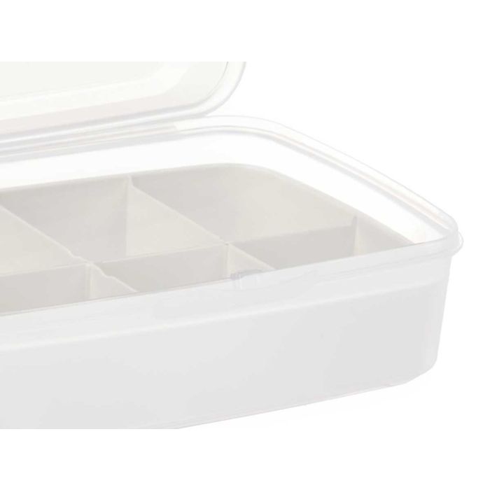 Organizador 8 Huecos Tapa Blanco Kinvara 21X8CM (12 Unidades) 3 Organizador 8 Huecos Tapa Blanco Kinvara 21X8CM (12 Unidades) 3