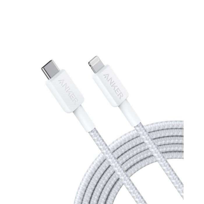 Cable Lightning Anker A81B7G21 Blanco 3 m