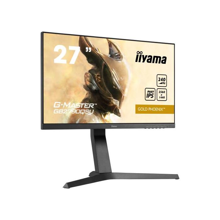 MONITOR IIYAMA 27" GAMING, WQHD, IPS, 2560 x 1440, 240Hz, 1MS, HDMI, DISPLAYPORT, ALT, REG ALT, PIVOTANTE 3