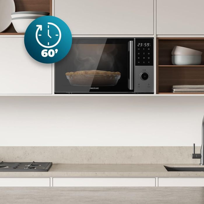 Microondas con Grill Cecotec 2800 Negro 2200 W 28 L 5 Microondas con Grill Cecotec 2800 Negro 2200 W 28 L 5