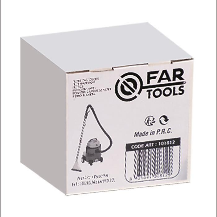 Fartools 101215 Cartucho de papel de filtro para aspiradora 1 Fartools 101215 Cartucho de papel de filtro para aspiradora 1