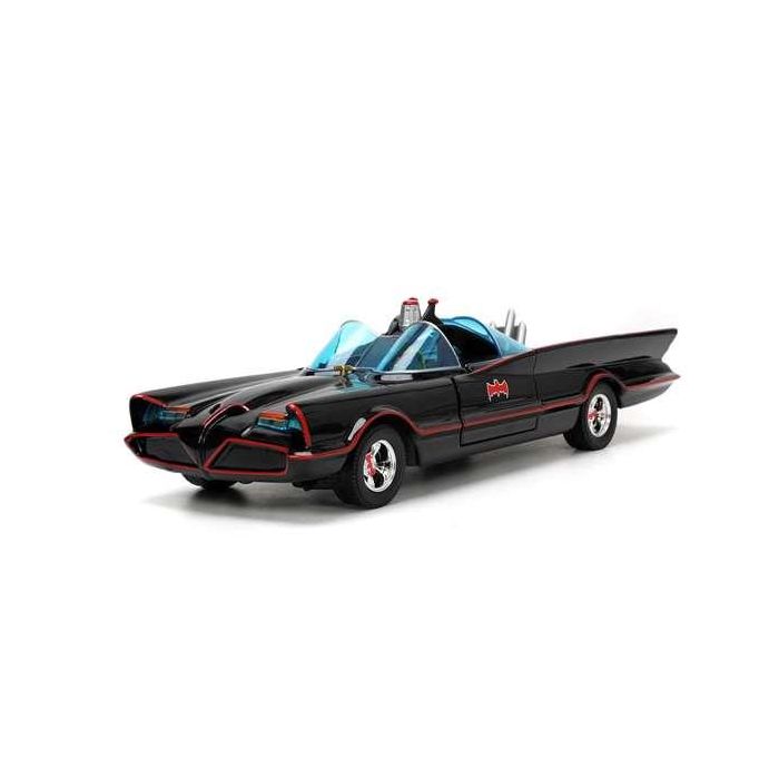 Coche metal batmóvil 1966 classic con 4 figuras de metal escala 1:24 19 cm 13