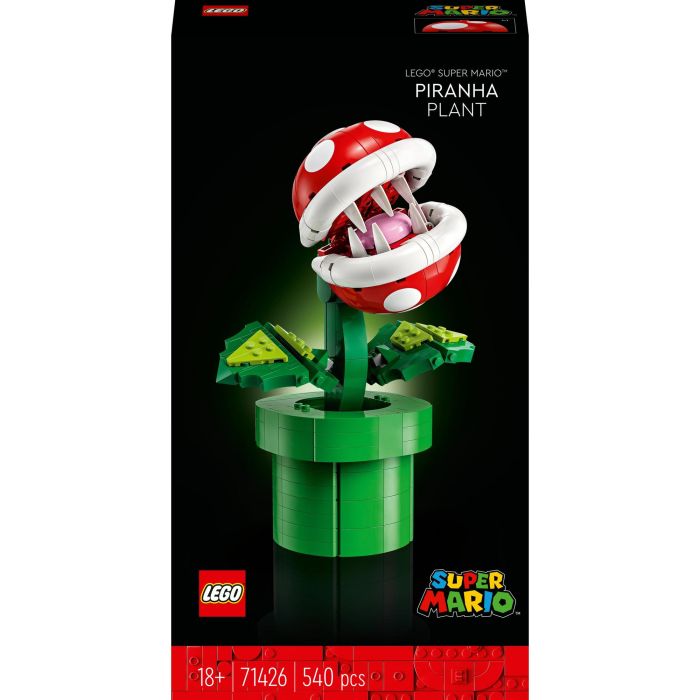 LEGO 71426 Super Mario Planta Piraña: Figura Articulada con Tubo y 2 Piezas, Modelo para Adultos 0 LEGO 71426 Super Mario Planta Piraña: Figura Articulada con Tubo y 2 Piezas, Modelo para Adultos 0