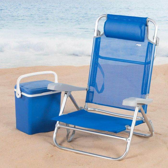 Silla de Playa Aktive 47 x 82 x 49 cm (2 Unidades) 1 Silla de Playa Aktive 47 x 82 x 49 cm (2 Unidades) 1