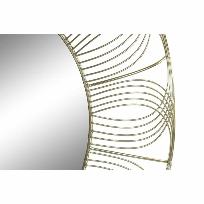 Espejo de pared DKD Home Decor Dorado Moderno 60 x 4 x 60 cm 1