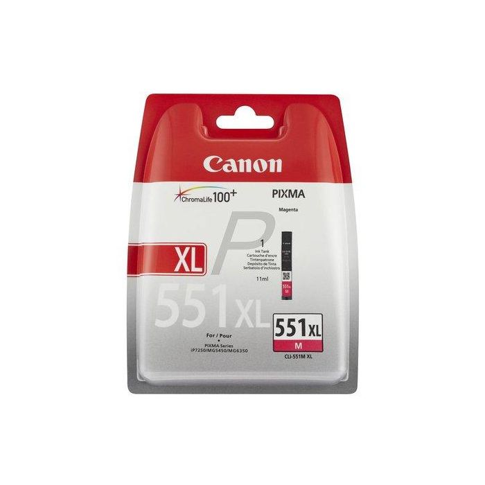 Canon MG-5450/6350 IP7250 Cartucho Magenta CLI-551XL