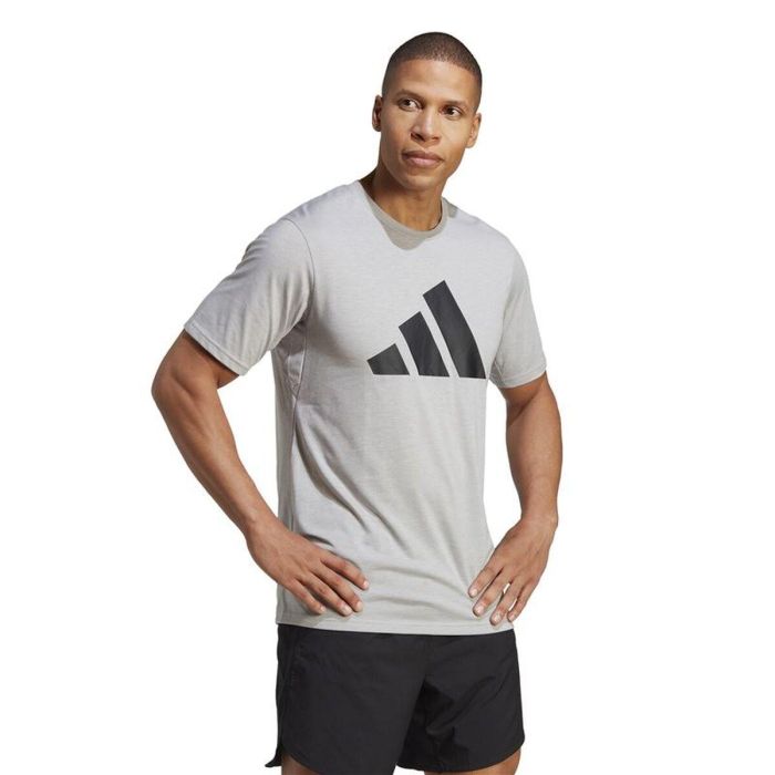 Camiseta Deportiva de Manga Corta Adidas Essentials Tr-Es Fr Logo Gris claro 13-14 Años 6