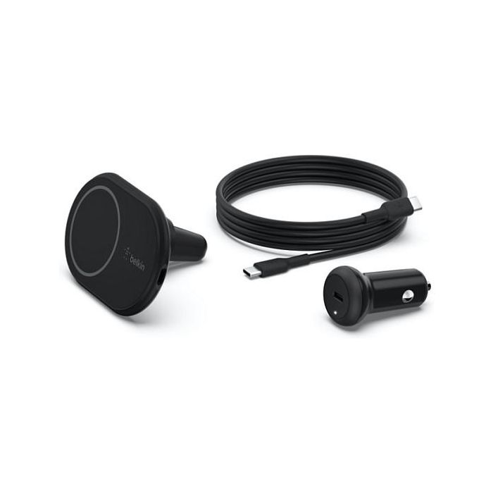 Belkin WIC004BTBK Cargador de Coche Inalámbrico MagSafe 10W para iPhone