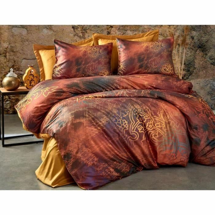 Juego de cama ASI8684282610687 - Funda nórdica 220x240 cm + 2 fundas almohada 60x60 cm - Microsatén poliéster Rojo 4 Juego de cama ASI8684282610687 - Funda nórdica 220x240 cm + 2 fundas almohada 60x60 cm - Microsatén poliéster Rojo 4