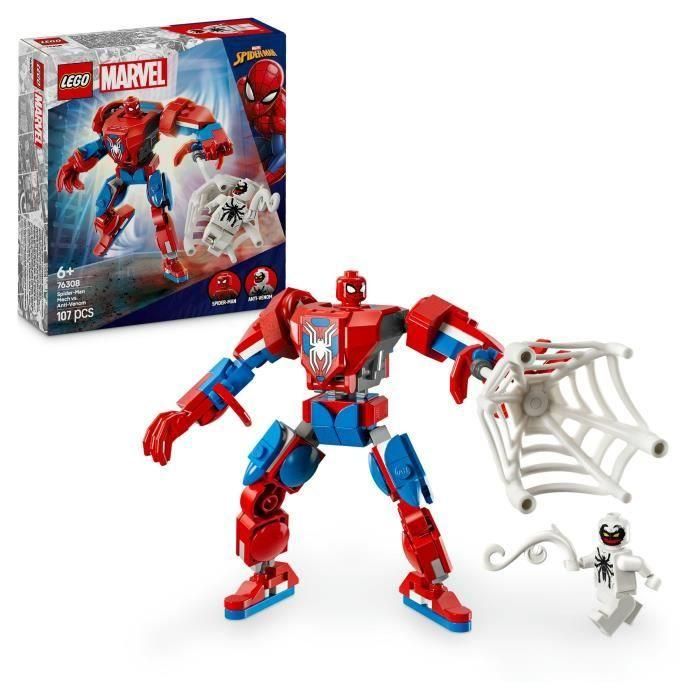 Juego de construccion armadura robótica de spider man vs el anti-venom lego marvel Juego de construccion armadura robótica de spider man vs el anti-venom lego marvel