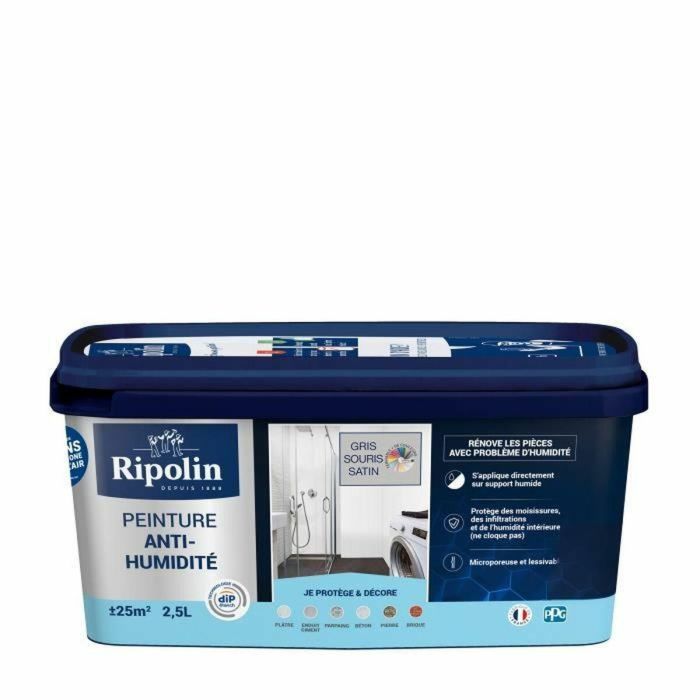 Pintura de Imprimación Ripolin Gris Satinado 2,5 L 0 Pintura de Imprimación Ripolin Gris Satinado 2,5 L 0