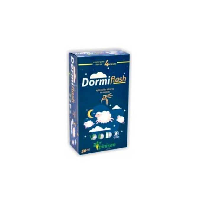 Dormiflash Spray 30ml con Melatonina, Ashwagandha y Pasiflora para Conciliar el Sueño Rápido y Mejorar el Descanso
