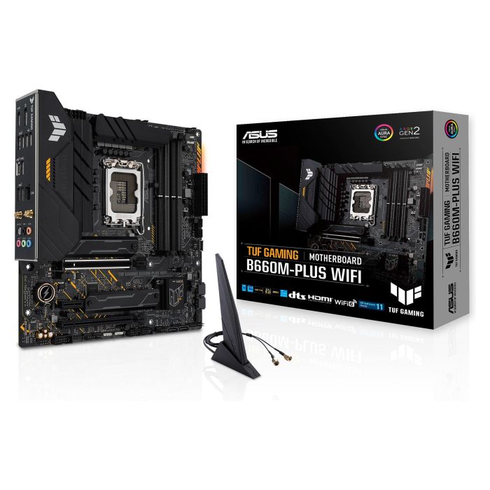 Asus TUF GAMING B660M-PLUS WiFi Placa Base ATX Intel B660 LGA 1700 DDR5 con Wi-Fi 6 (90MB1AZ0-M0EAY0) 0 Asus TUF GAMING B660M-PLUS WiFi Placa Base ATX Intel B660 LGA 1700 DDR5 con Wi-Fi 6 (90MB1AZ0-M0EAY0) 0