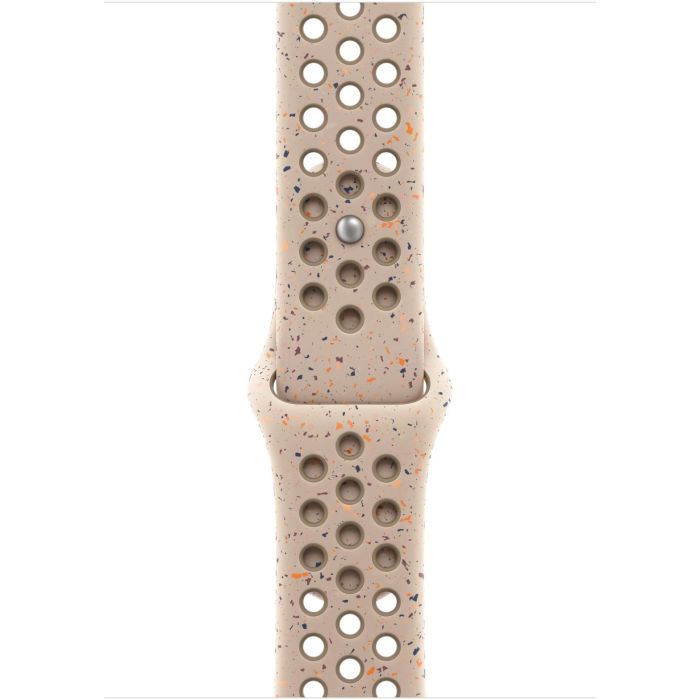 Apple MYL93ZM/A Correa Nike Sport Band para Apple Watch 46mm, 44mm, 45mm, 49mm - Fluoroelastómero Beige Talla M/L