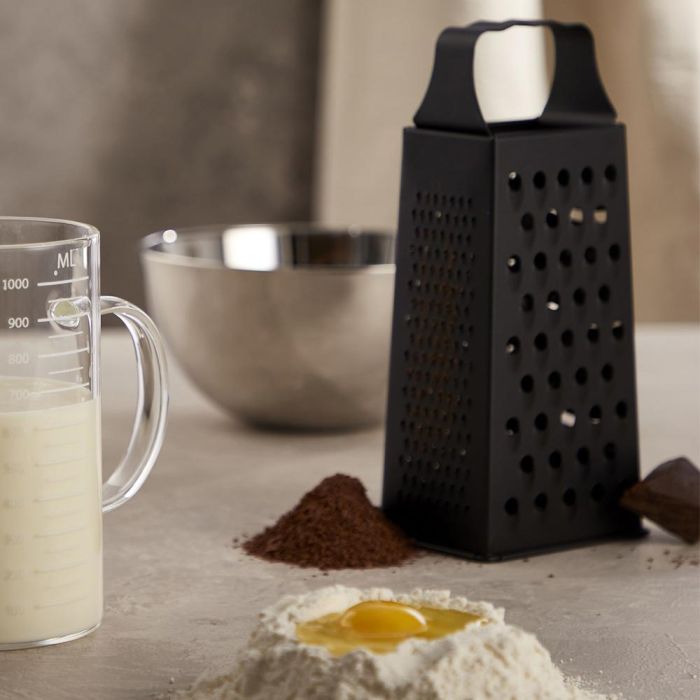 Day Rallador de Cocina 4 Caras, Acero Inoxidable, Antiadherente, Altura 23.5 cm 1