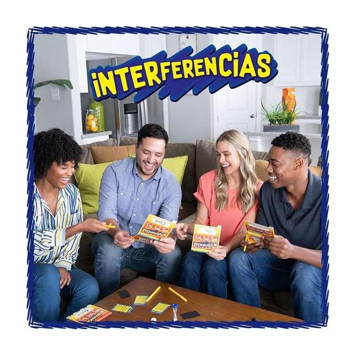 Bizak Juego Interferencias: Teléfono Loco Familiar para Toda la Familia, Juego de Mesa Clásico, Edad 3+ años 5
