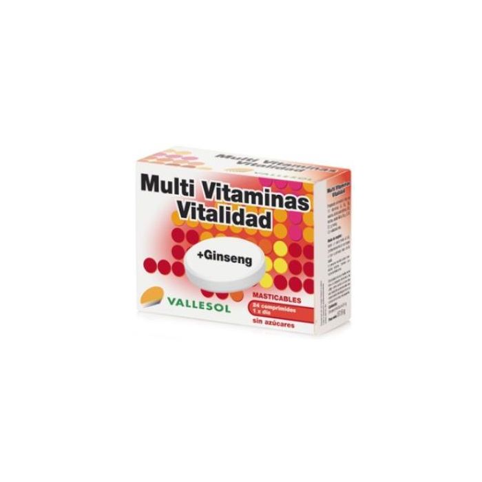 Vallesol Multivitaminas+Ginseng 24Comp Vallesol Multivitaminas+Ginseng 24Comp