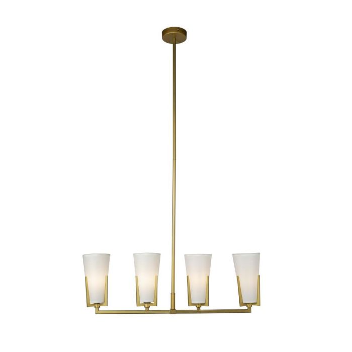 Lampara Techo Moderno DKD Home Decor Dorado Blanco 14 x 22 x 67 cm 1 Lampara Techo Moderno DKD Home Decor Dorado Blanco 14 x 22 x 67 cm 1