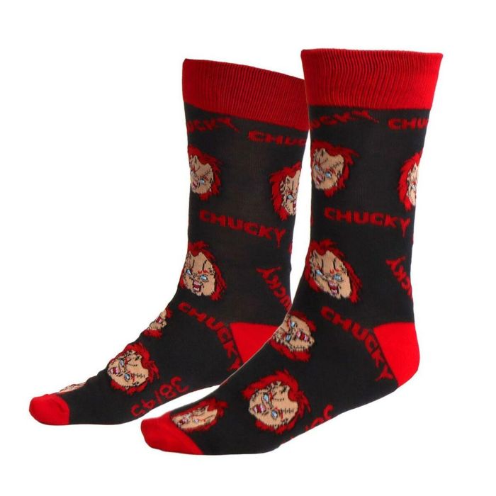 Cerdá Pack de 3 Calcetines Chucky, Tallas de Calzado 35-45, Multicolor 4
