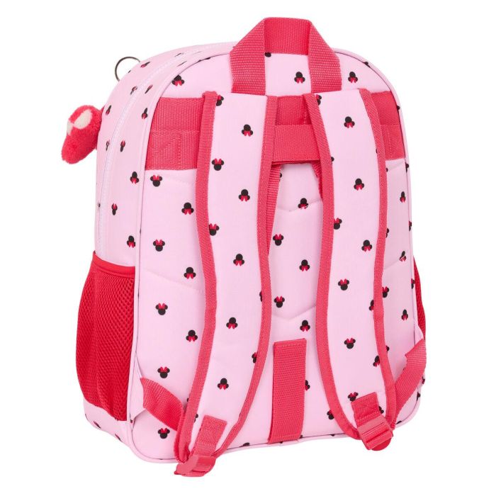 Mochila Escolar Minnie Mouse Naive Rosa 32 x 38 x 12 cm 1