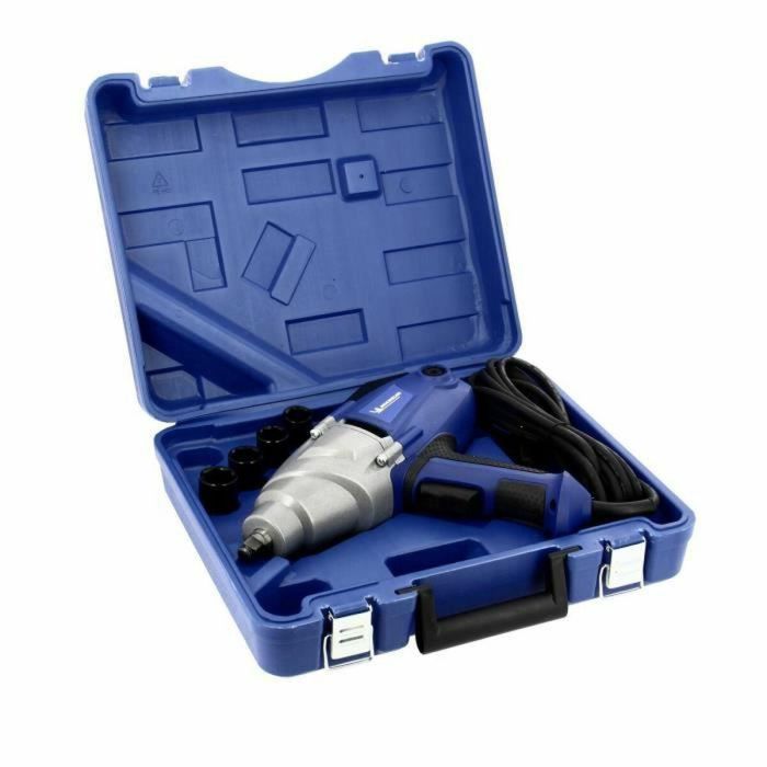 Michelin Llave de Impacto Eléctrica 1050W 230V Par 500Nm con Pantalla Digital, Ajuste Torque y 4 Vasos (17/19/21/22mm). 5 Michelin Llave de Impacto Eléctrica 1050W 230V Par 500Nm con Pantalla Digital, Ajuste Torque y 4 Vasos (17/19/21/22mm). 5