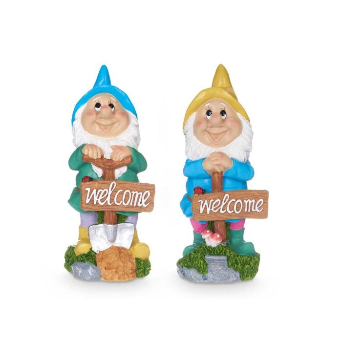 Figura Enano Welcome Surtidos Ibergarden 12X27CM (8 Unidades) 2 Figura Enano Welcome Surtidos Ibergarden 12X27CM (8 Unidades) 2