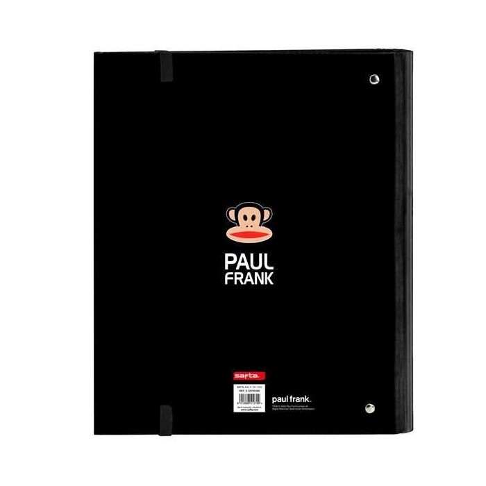 Carpeta de anillas Paul Frank Campers Negro (27 x 32 x 3.5 cm) 1 Carpeta de anillas Paul Frank Campers Negro (27 x 32 x 3.5 cm) 1